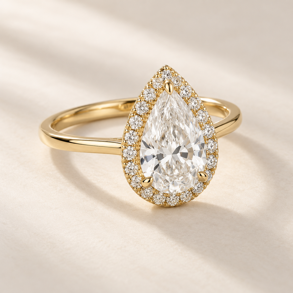 Elodie Pear Ring — Lumera Diamonds