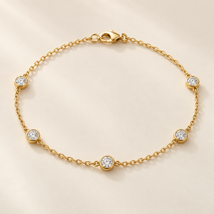 Livia Station Bracelet — Lumera Diamonds