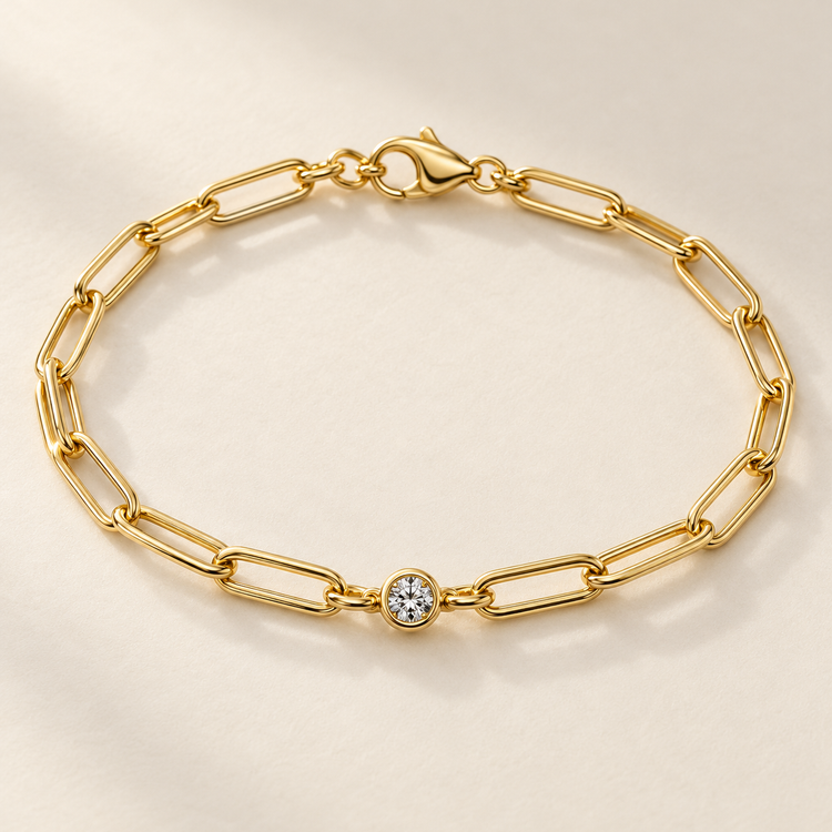 Amélie Link Bracelet — Lumera Diamonds
