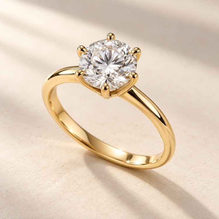 Anaïs Round Ring — Lumera Diamonds