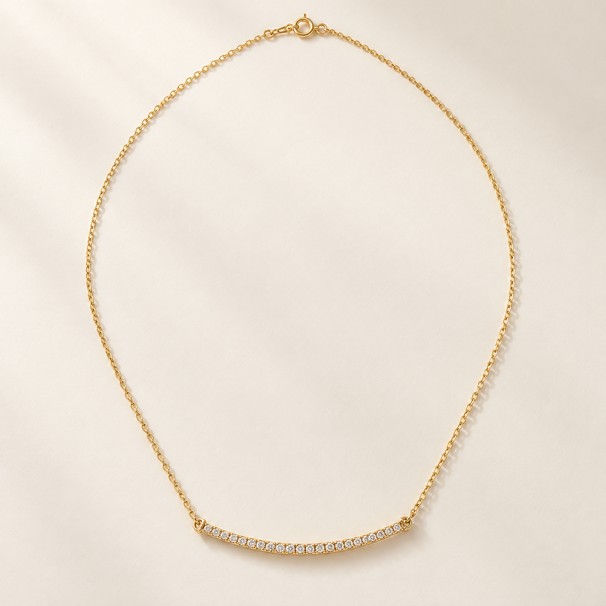 Aurelia Bar Necklace — Lumera Diamonds
