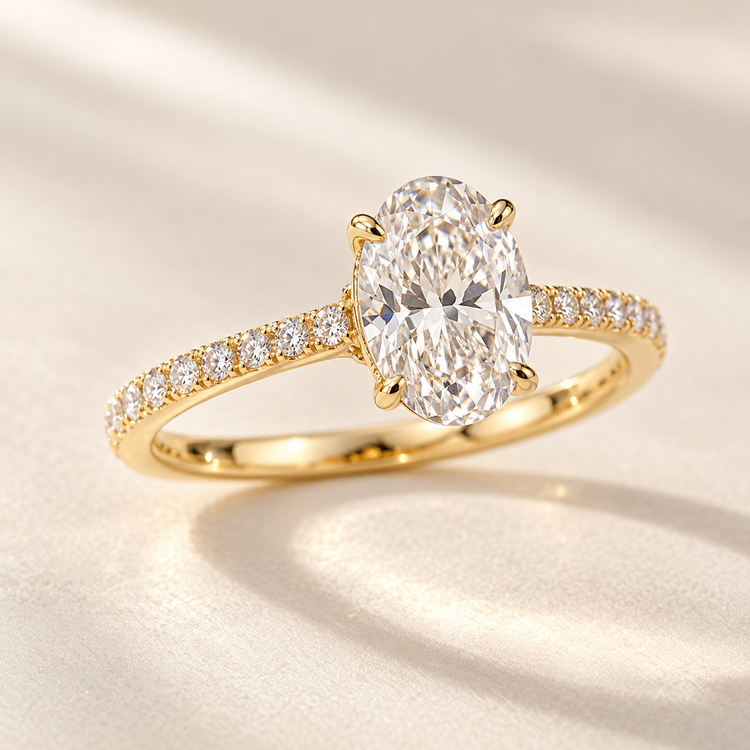 Celeste Oval Ring — Lumera Diamonds