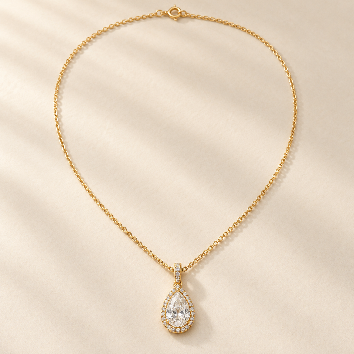 Margot Pear Necklace — Lumera Diamonds
