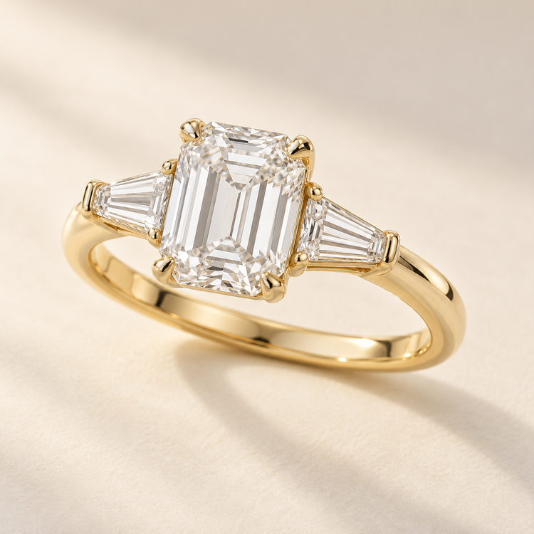 Vivienne Emerald Ring — Lumera Diamonds